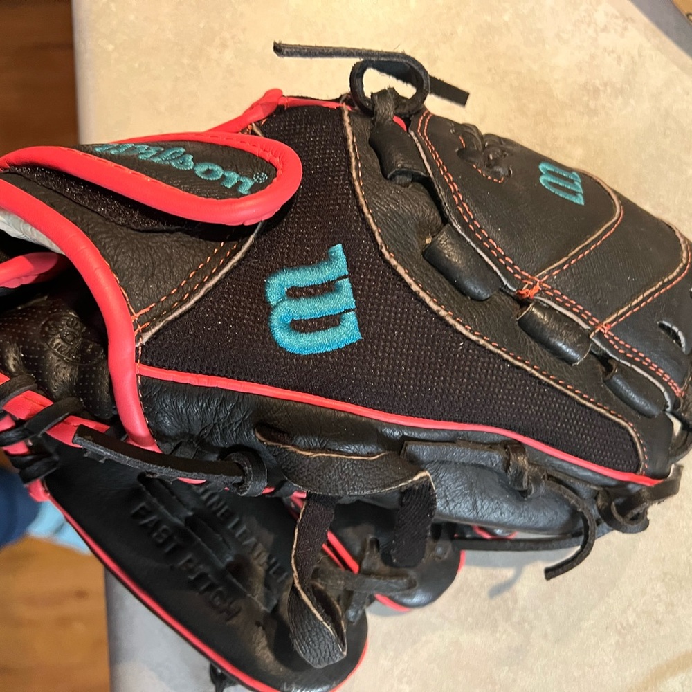 Wilson Black and Pink Athletic Shoes